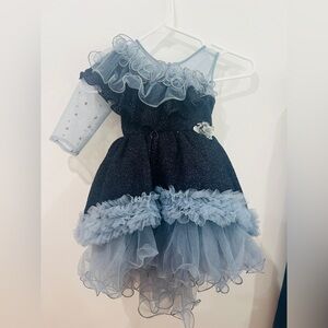 Blue party wear dress..